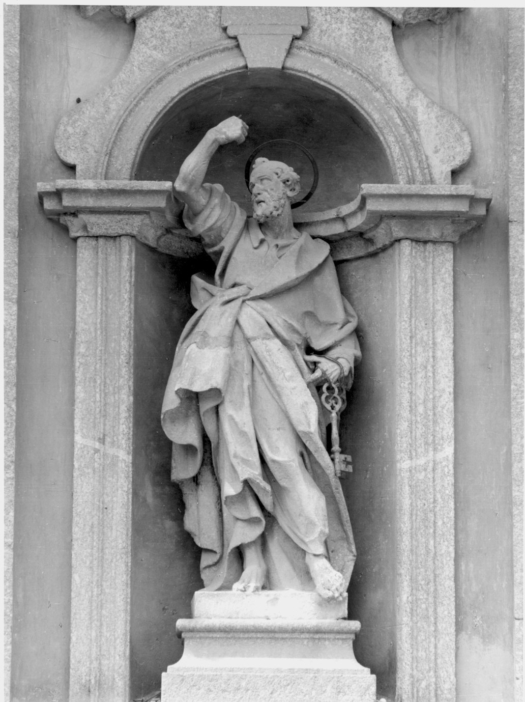 San Pietro (statua) di Salterio Stefano (attribuito) (seconda metà sec. XVIII)