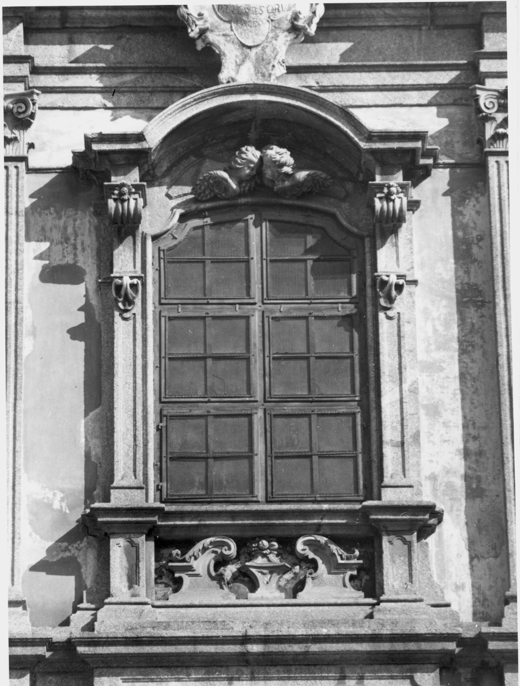 mostra di finestrone - bottega lombarda (seconda metà sec. XVIII)