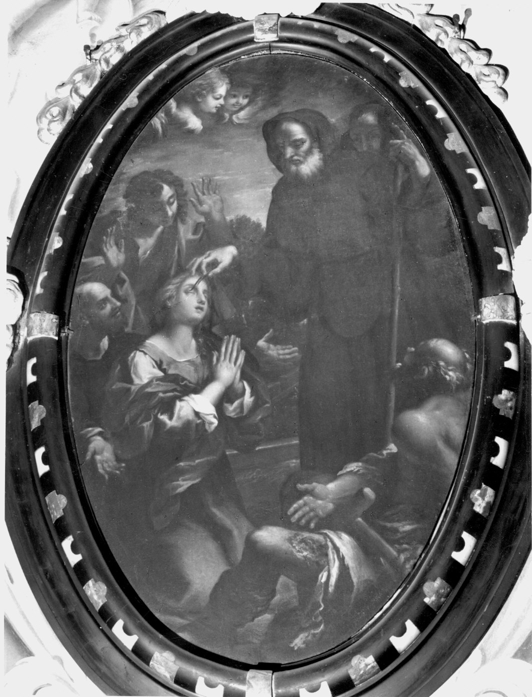 Sant'Antonio Abate (dipinto) di Parravicini Giacomo detto Gianolo (attribuito) (sec. XVII)