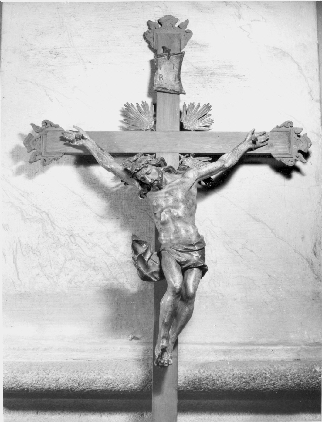 Cristo crocifisso (statua) - bottega lombarda (sec. XVIII)