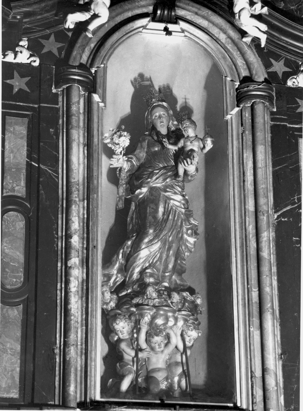 Maria Vergine (statua) - ambito lombardo (sec. XVII, sec. XVIII)