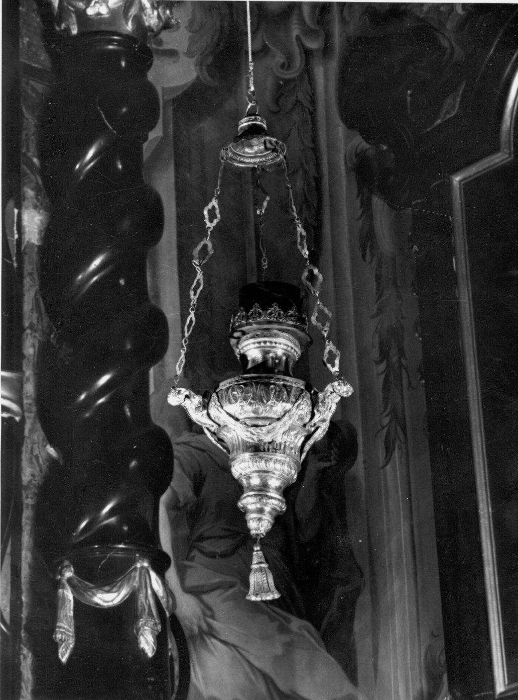 lampada pensile - bottega lombarda (fine sec. XVIII)