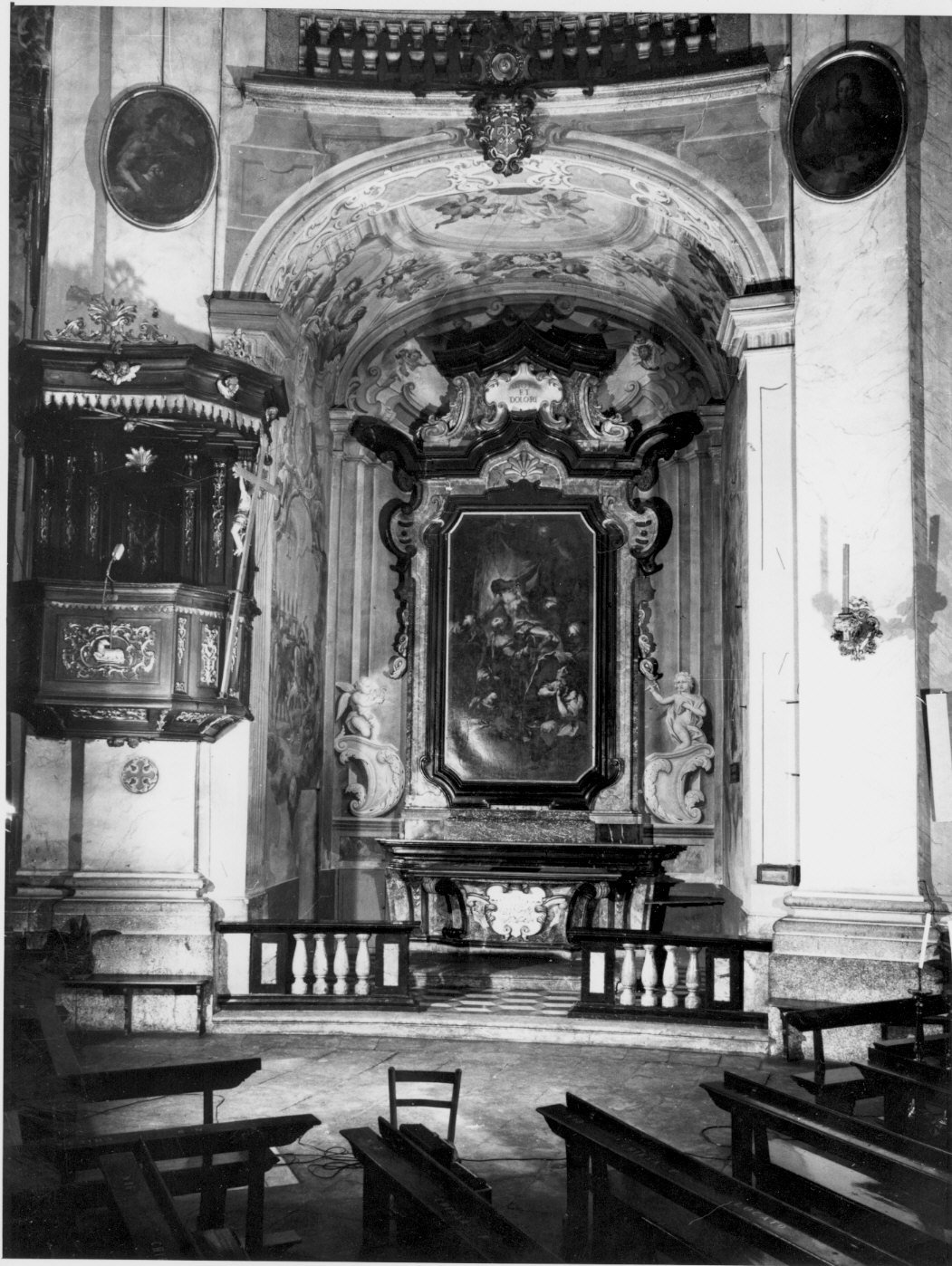 decorazione plastico-pittorica - bottega lombarda, ambito lombardo (sec. XVIII)