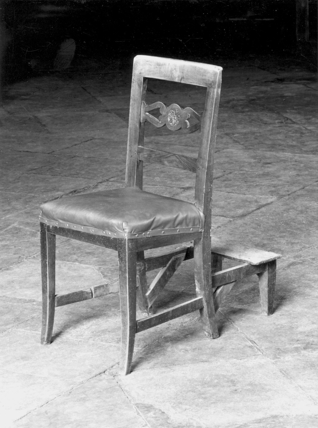 sedia-inginocchiatoio, serie - bottega lombarda (inizio sec. XIX)