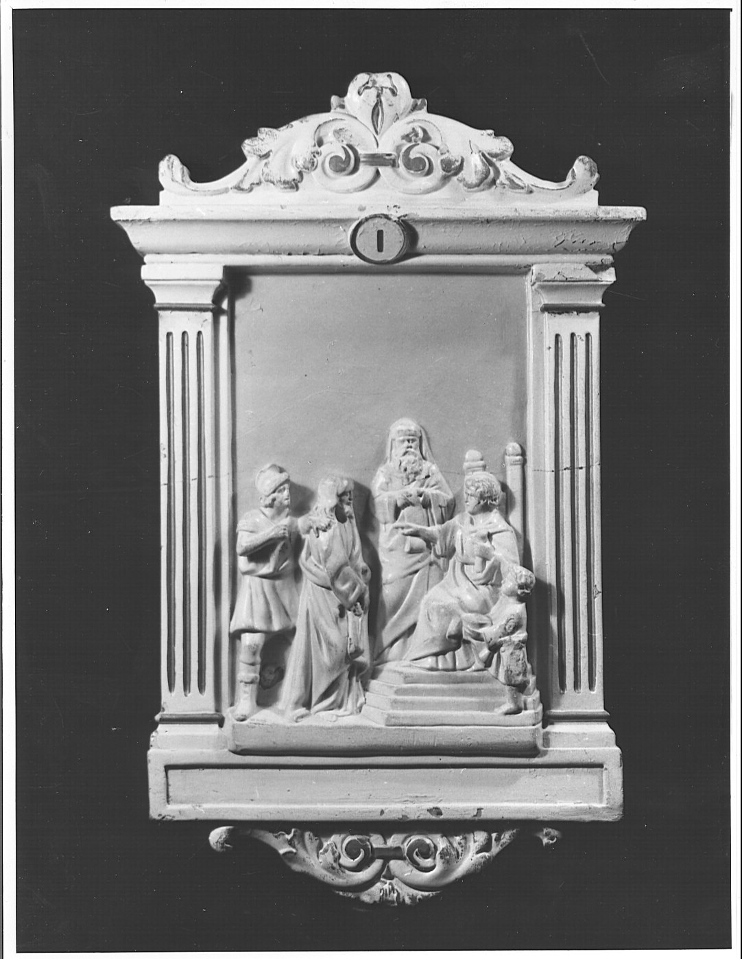 stazioni della via crucis (Via Crucis, serie) - bottega lombarda (seconda metà sec. XIX)