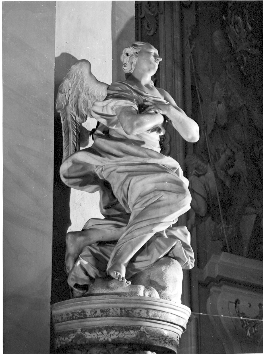 angelo (statua, pendant) - ambito lombardo (sec. XVIII)