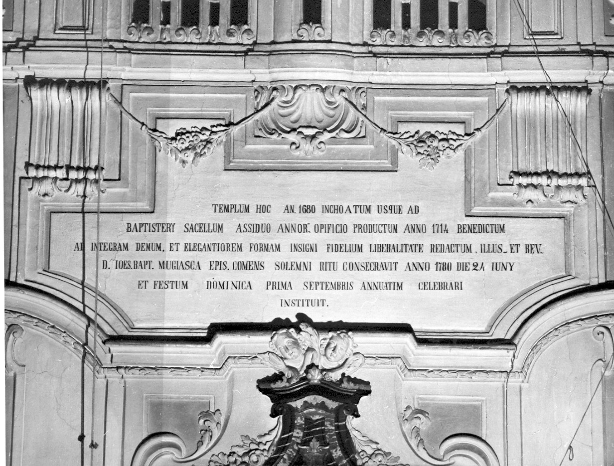 lapide commemorativa, opera isolata - ambito lombardo (sec. XVIII)