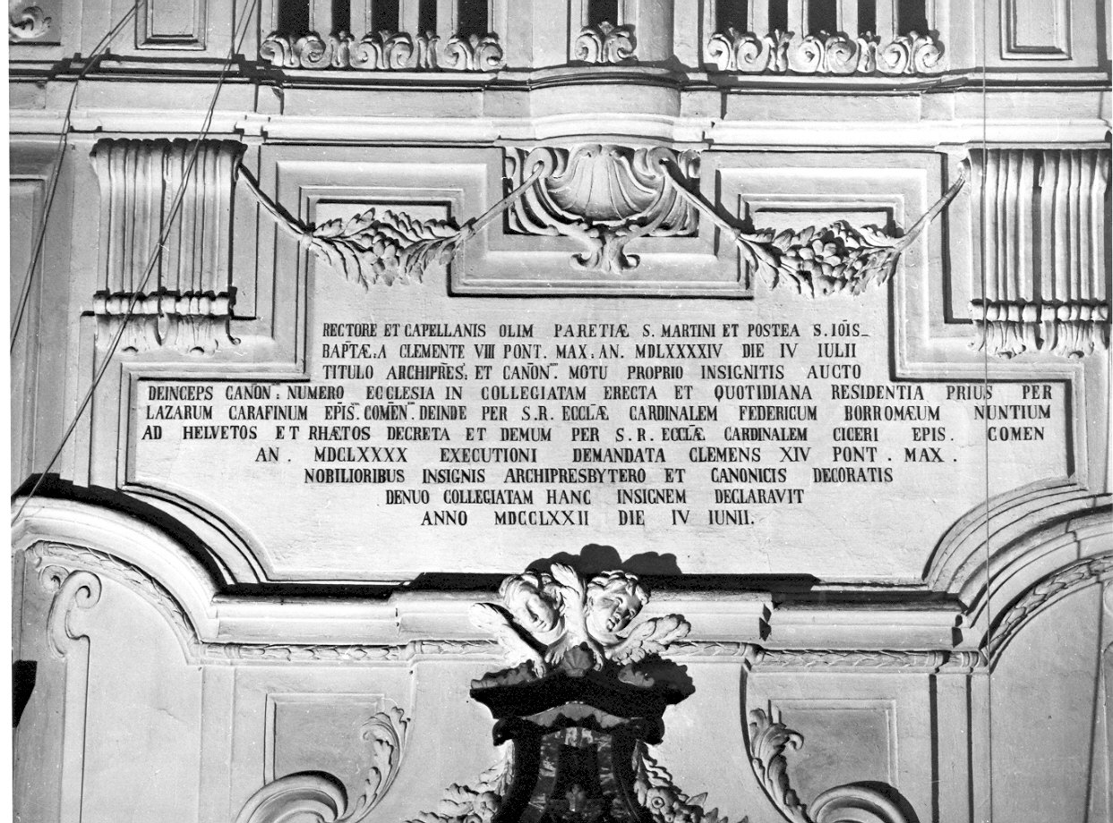 lapide commemorativa, opera isolata - ambito lombardo (sec. XVIII)