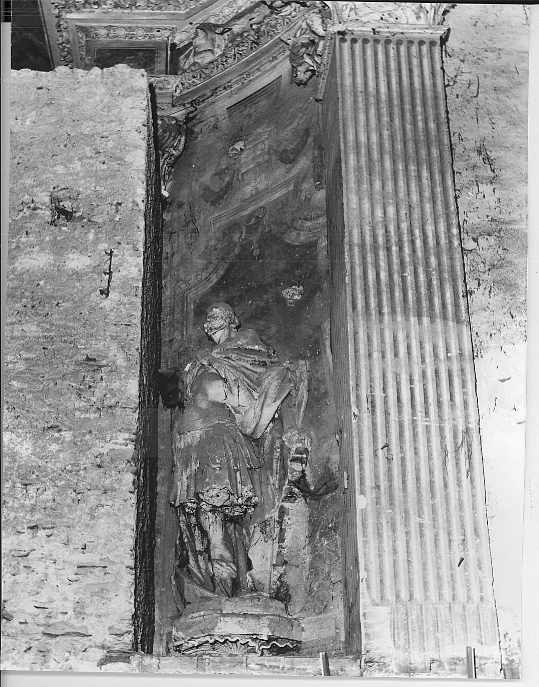 profeta (statua) - bottega lombarda (seconda metà sec. XVII)