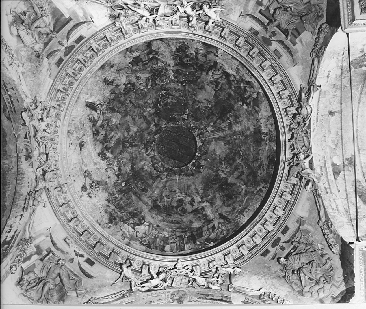 gloria di Santi (dipinto) di Recchi Gian Paolo, Recchi Raffaello (sec. XVII)