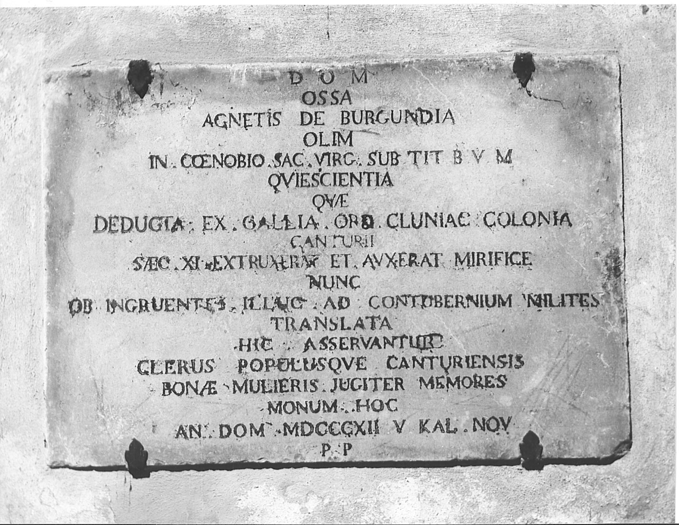 lapide, opera isolata - bottega lombarda (sec. XIX)