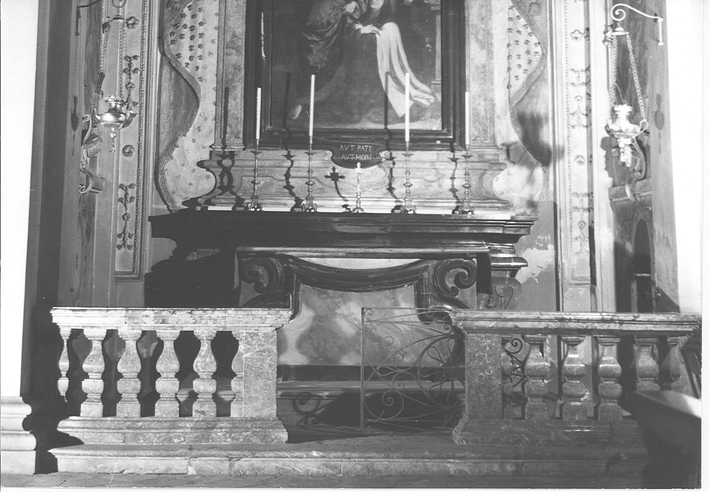 balaustrata di cappella - bottega lombarda (fine sec. XVIII)