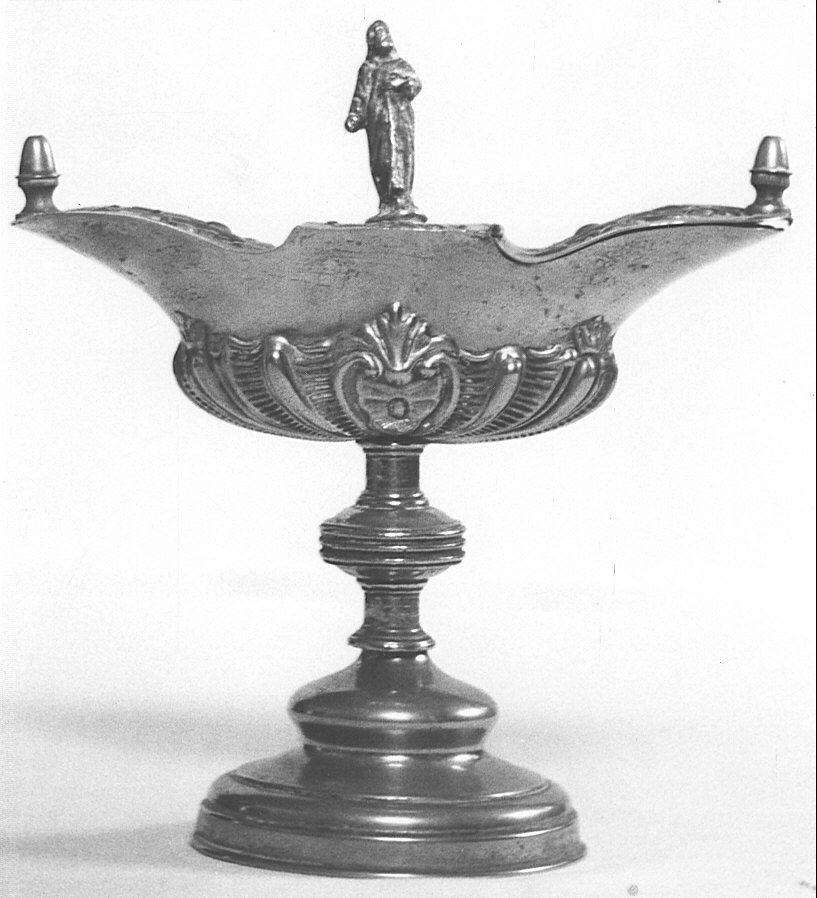 navicella portaincenso, opera isolata - bottega lombarda (sec. XVIII)