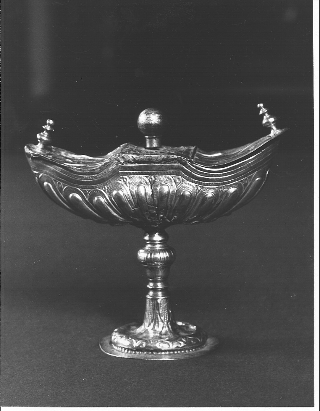 navicella portaincenso, opera isolata - bottega lombarda (sec. XIX)