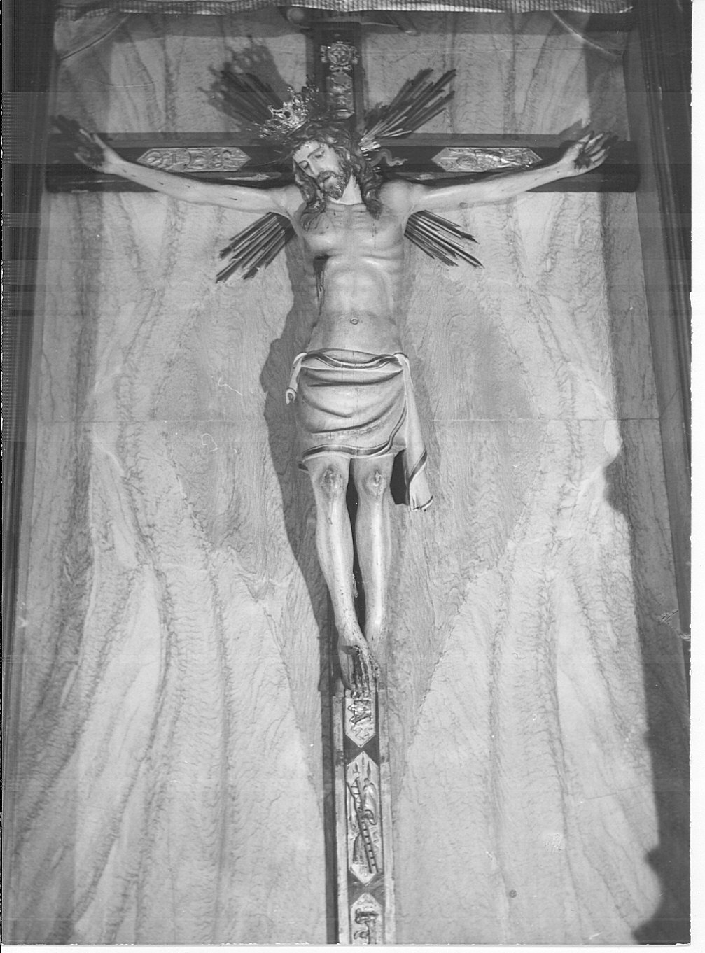 crocifisso, opera isolata - bottega lombarda (sec. XV)