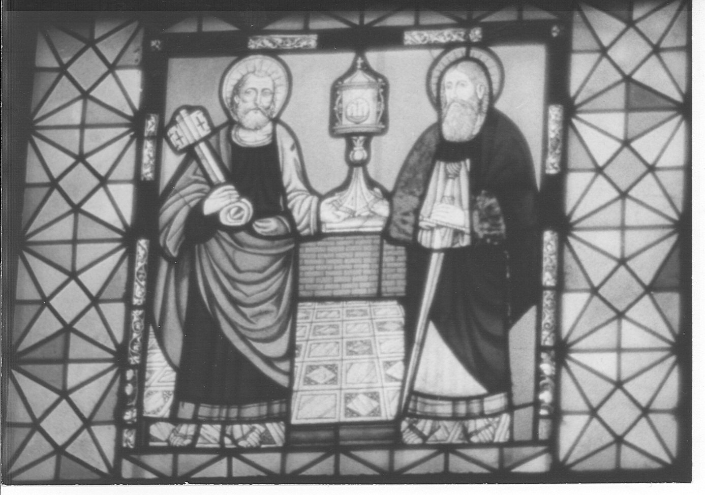 vetrata, opera isolata - bottega lombarda (sec. XV)