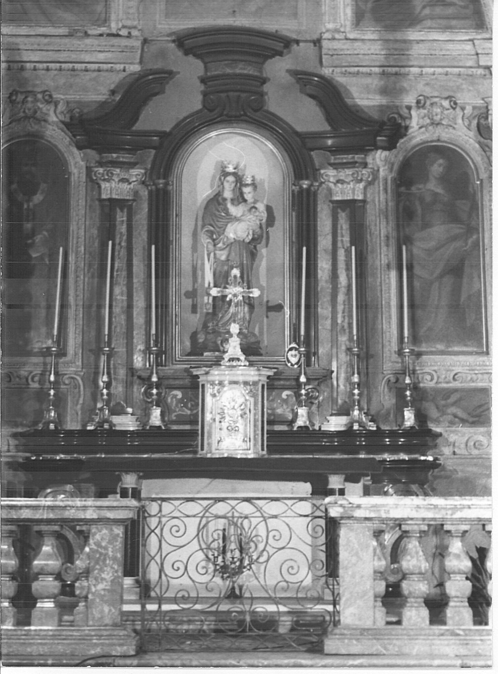 mostra d'altare, opera isolata - bottega lombarda (sec. XVIII)