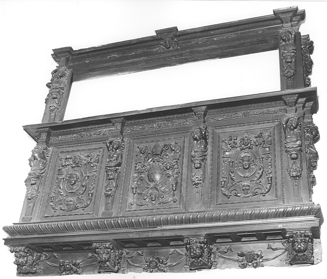 cantoria, opera isolata - bottega comasca (sec. XVII)