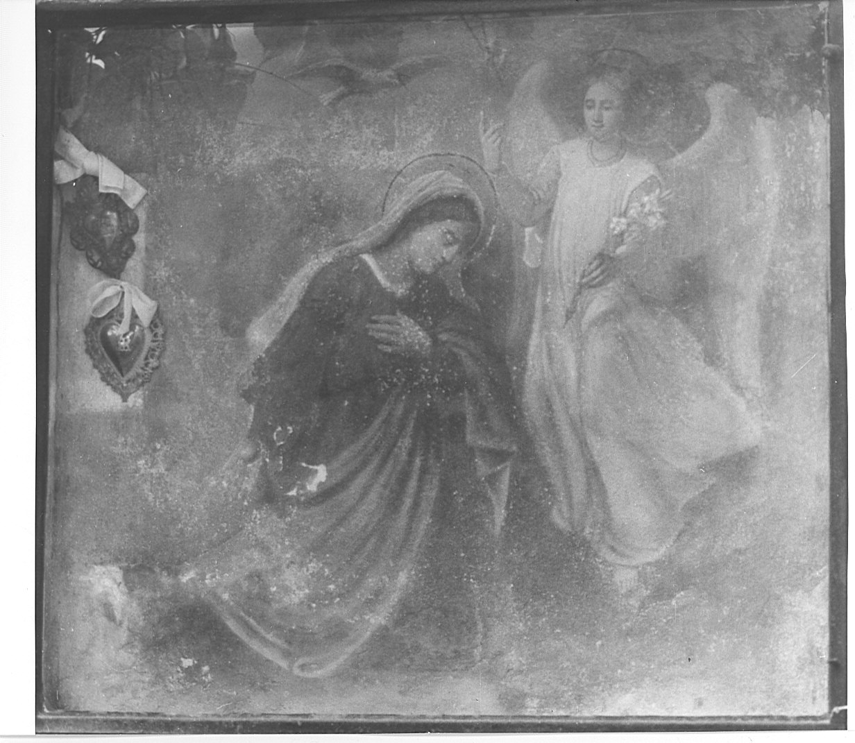 Annunciazione (dipinto murale, opera isolata) - ambito lombardo (prima metà sec. XIX)