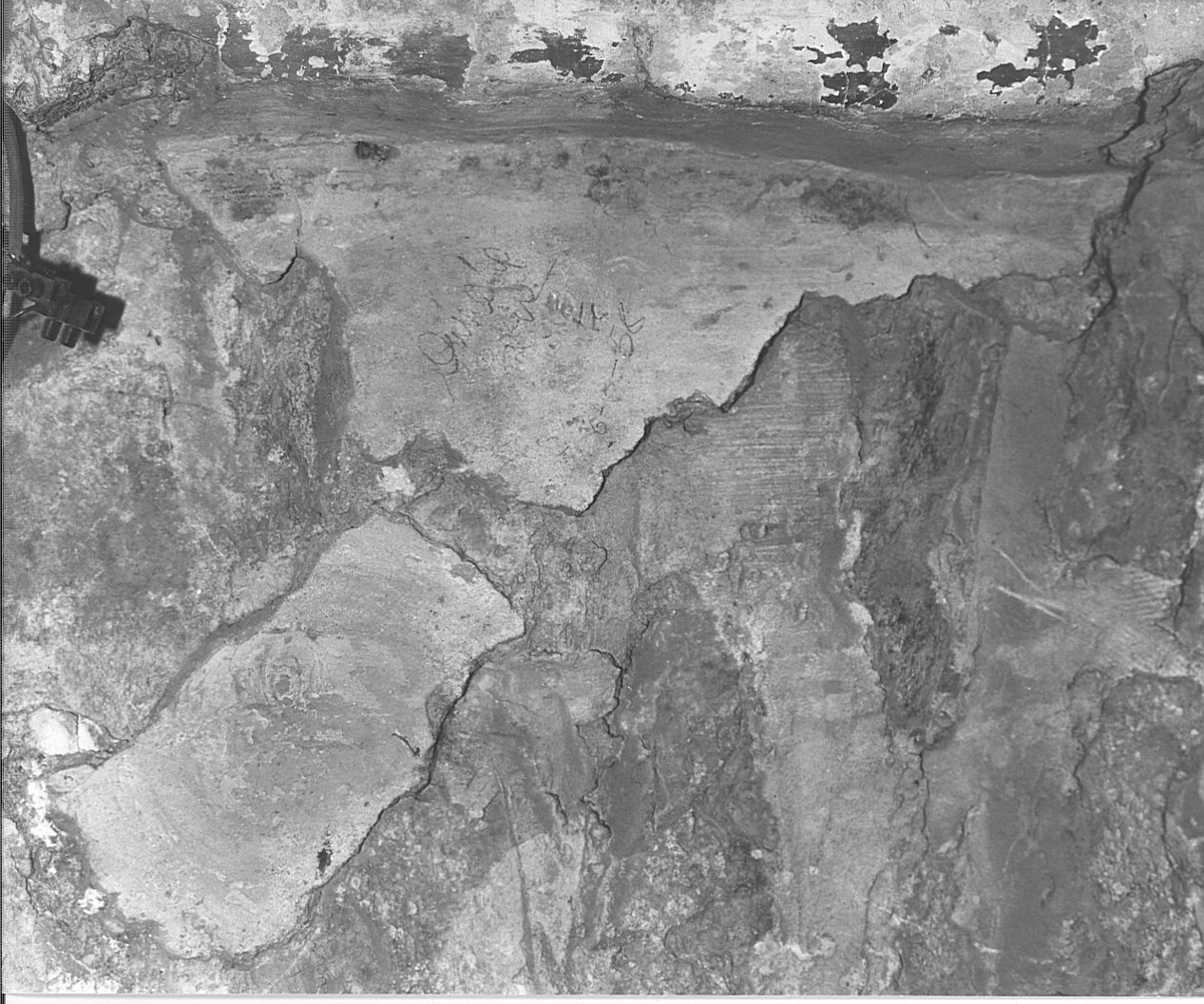 dipinto, frammento - ambito lombardo (secondo quarto sec. XI)