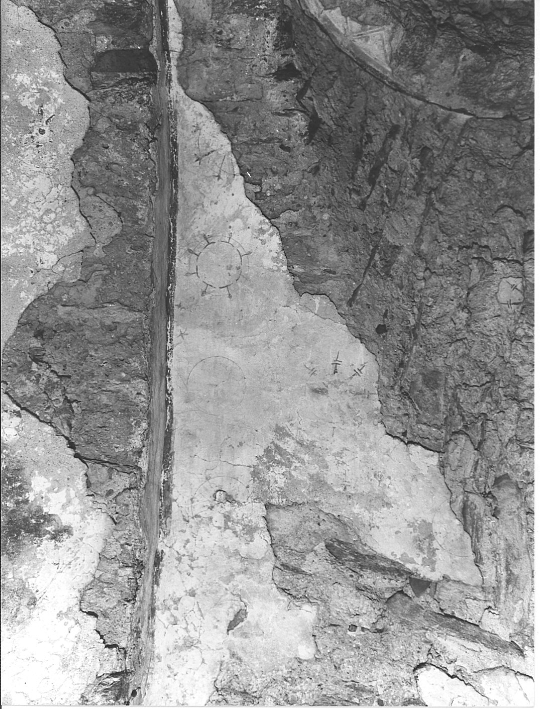 dipinto, frammento - ambito lombardo (secondo quarto sec. XI)