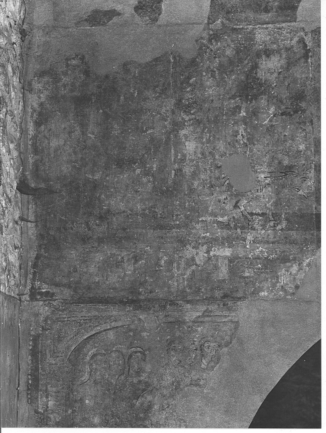 episodio della vita di Santa Margherita (dipinto murale) - ambito lombardo (sec. XI)