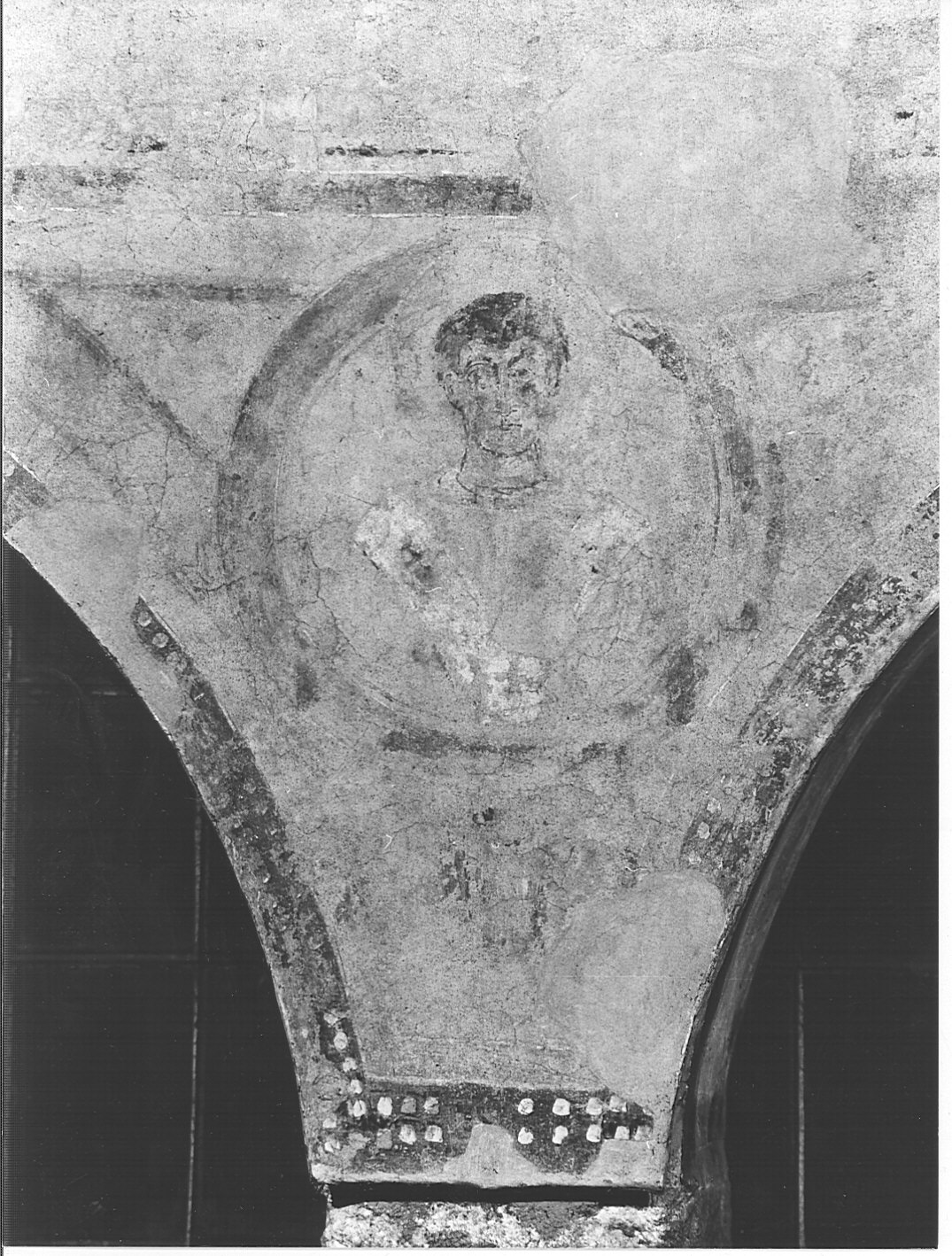 dipinto murale - ambito lombardo (prima metà sec. XI)