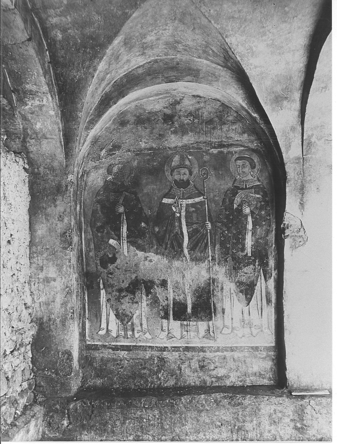 Santi (dipinto murale) - ambito lombardo (sec. XV)