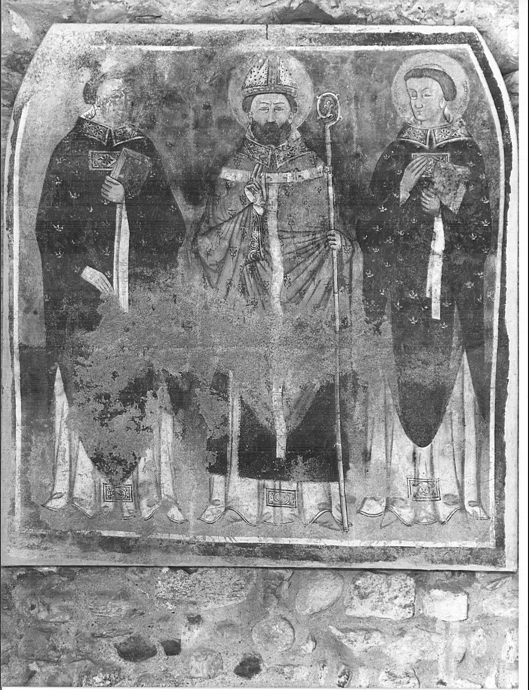 Santi (dipinto murale) - ambito lombardo (sec. XV)
