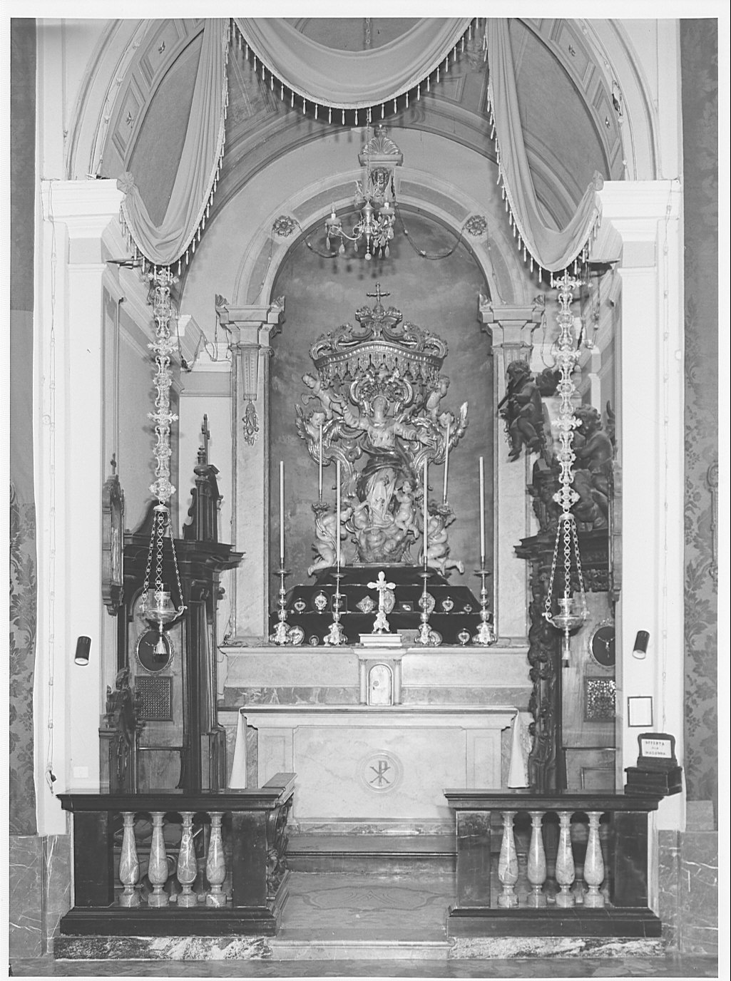 altare, complesso decorativo - bottega lombarda (fine/inizio secc. XIX/ XX)