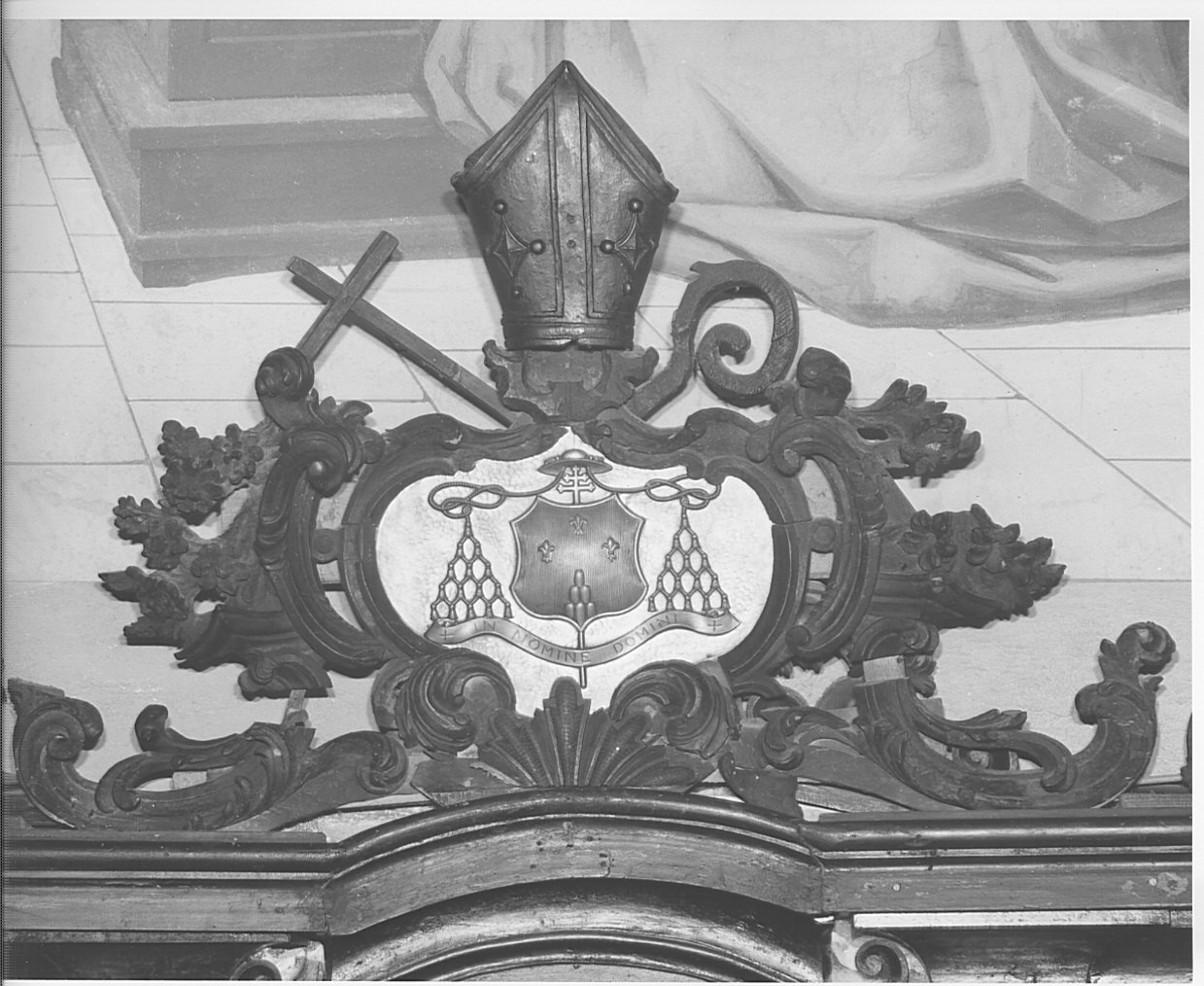 decorazione a intaglio, elemento d'insieme - bottega lombarda (sec. XIX)