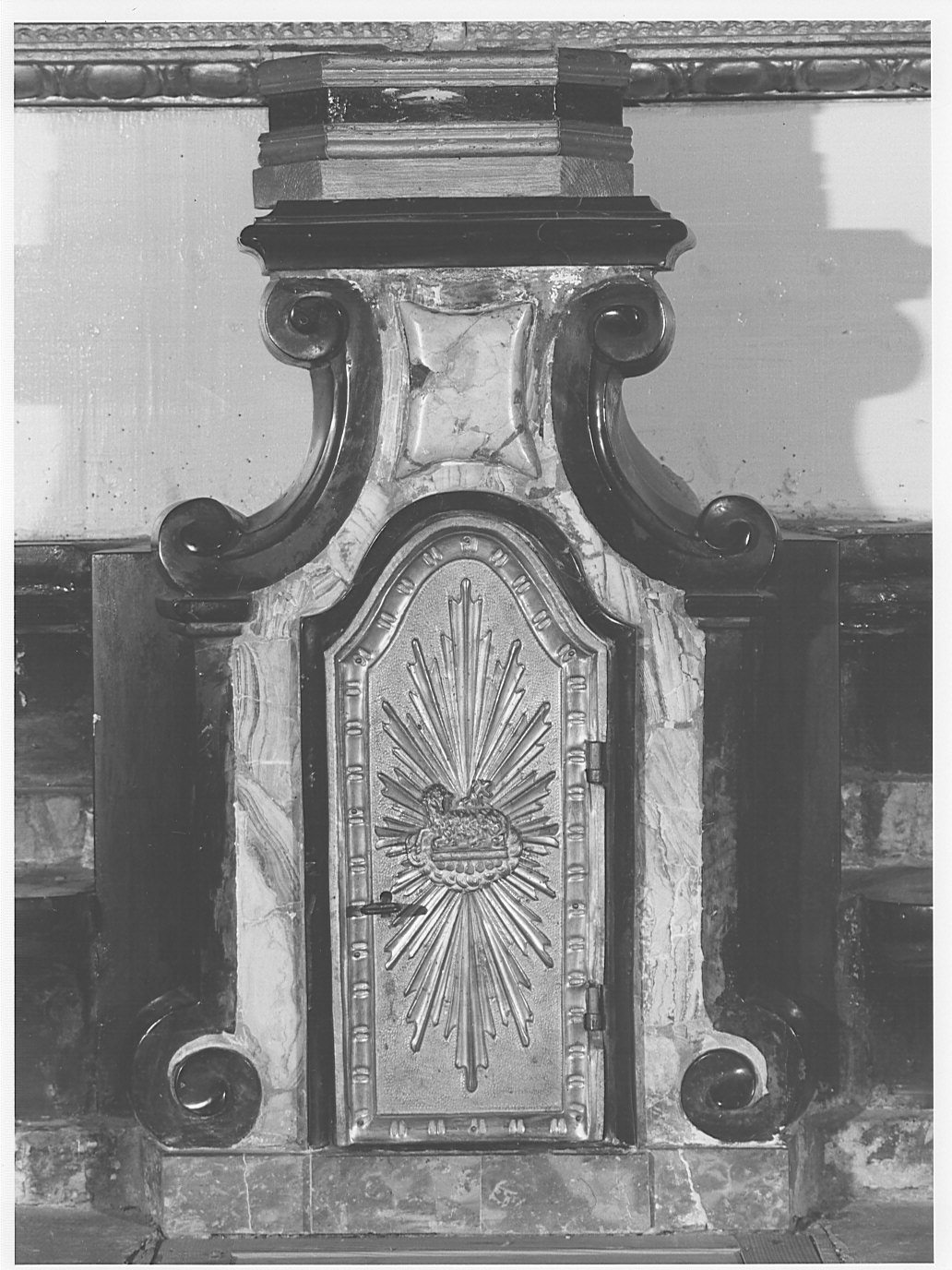 tabernacolo, elemento d'insieme - bottega lombarda (sec. XVII)