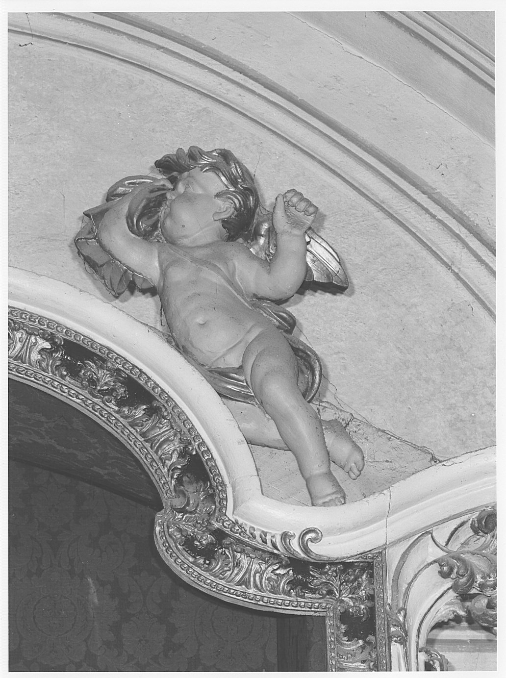 angioletti (statua, coppia) - bottega lombarda (fine sec. XIX)