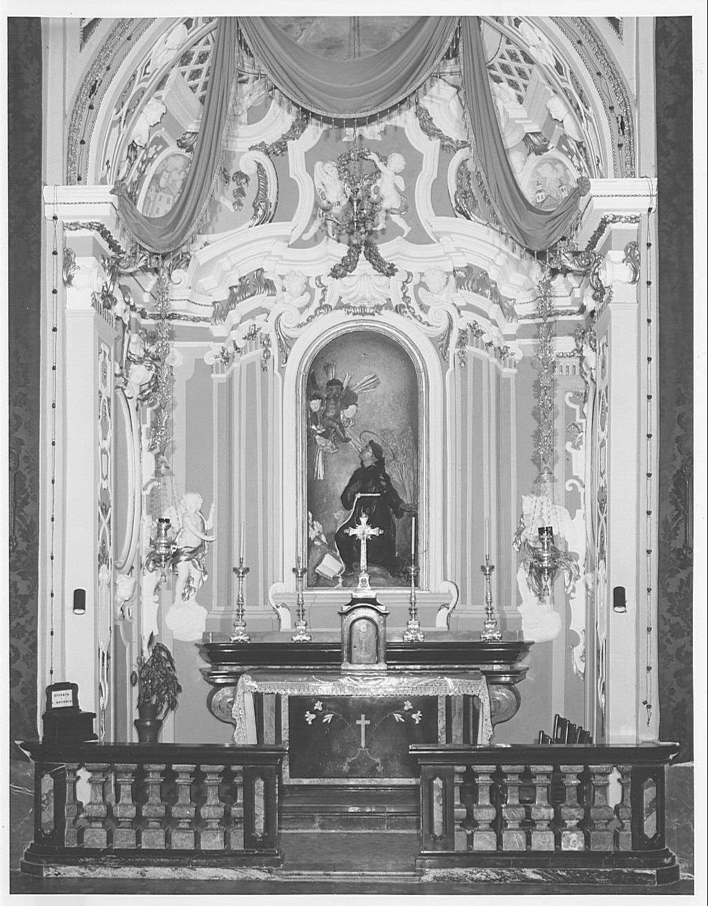 altare, complesso decorativo - bottega lombarda (secc. XVII/ XVIII)