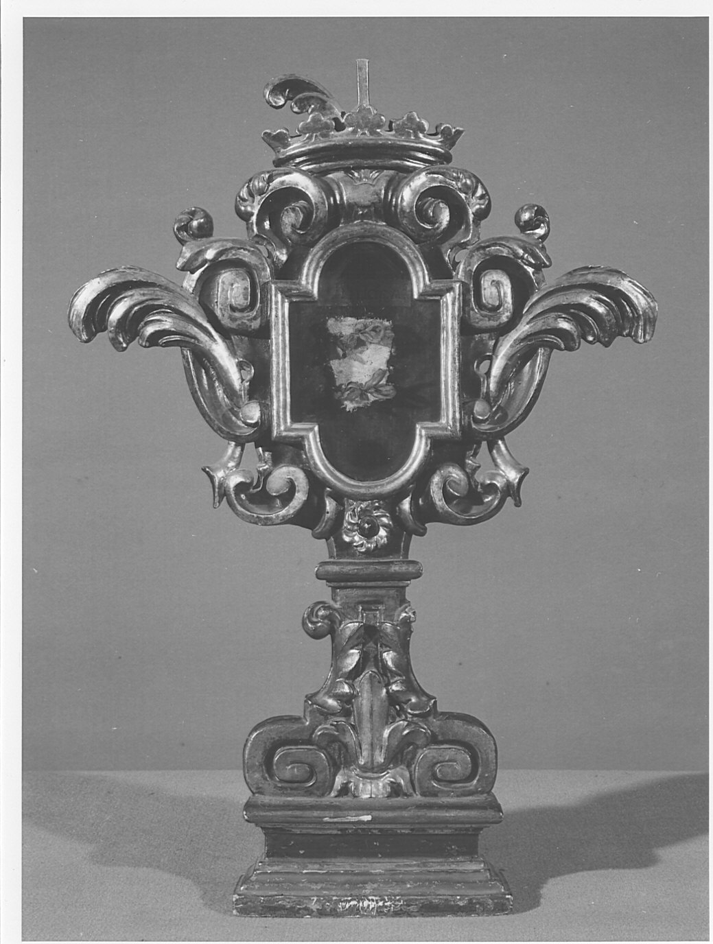 reliquiario - a ostensorio, serie - bottega lombarda (sec. XVII)