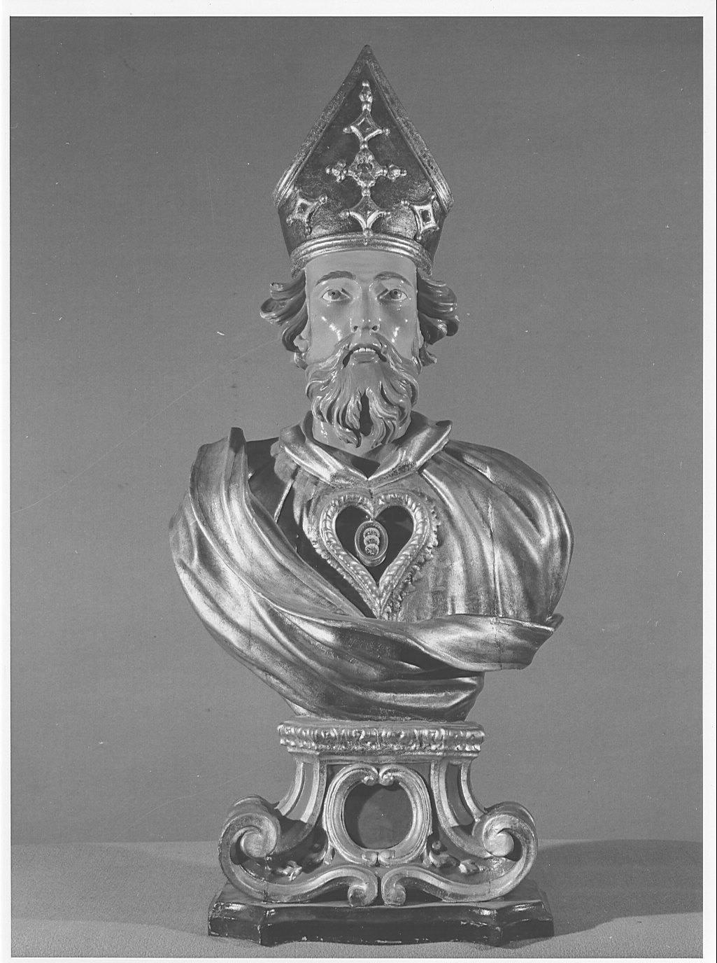 reliquiario - a busto, opera isolata - bottega lombarda (sec. XVIII)