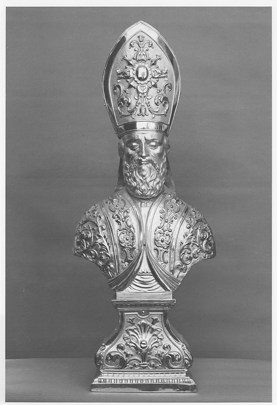 reliquiario - a busto, opera isolata - bottega lombarda (sec. XIX)