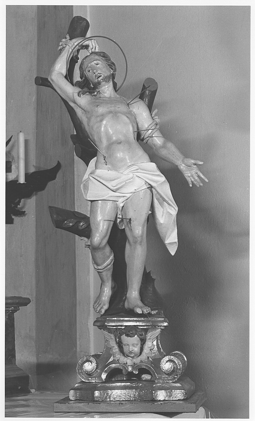 San Sebastiano (statua, opera isolata) - bottega lombarda (sec. XVII)