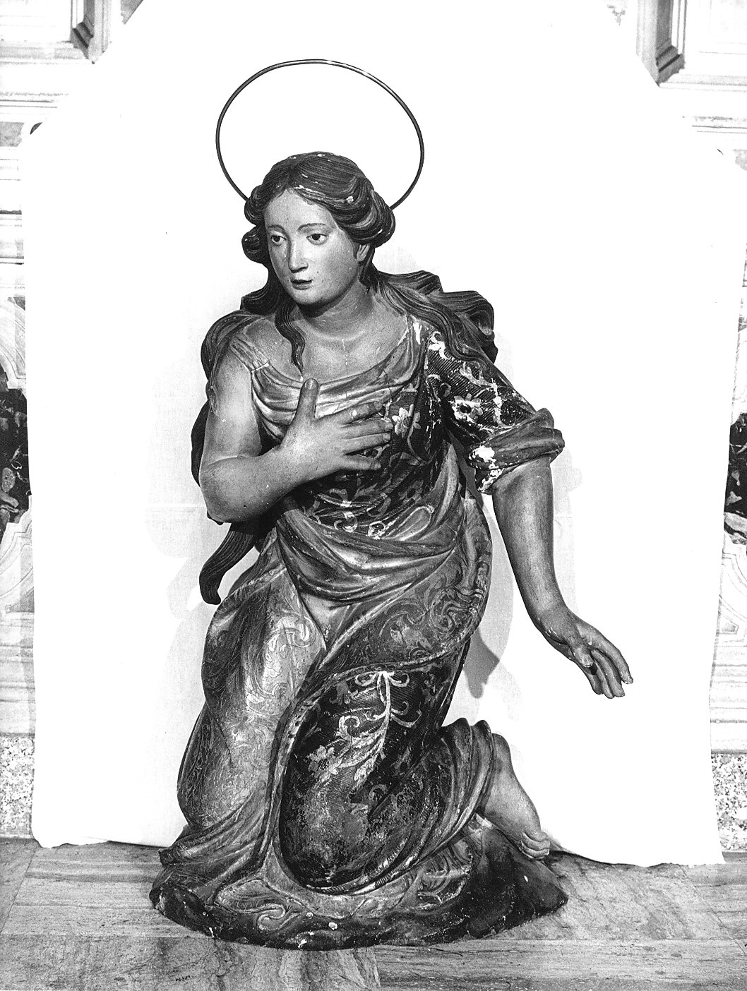 Santa Maria Maddalena (statua, elemento d'insieme) - bottega italiana (fine sec. XVII)