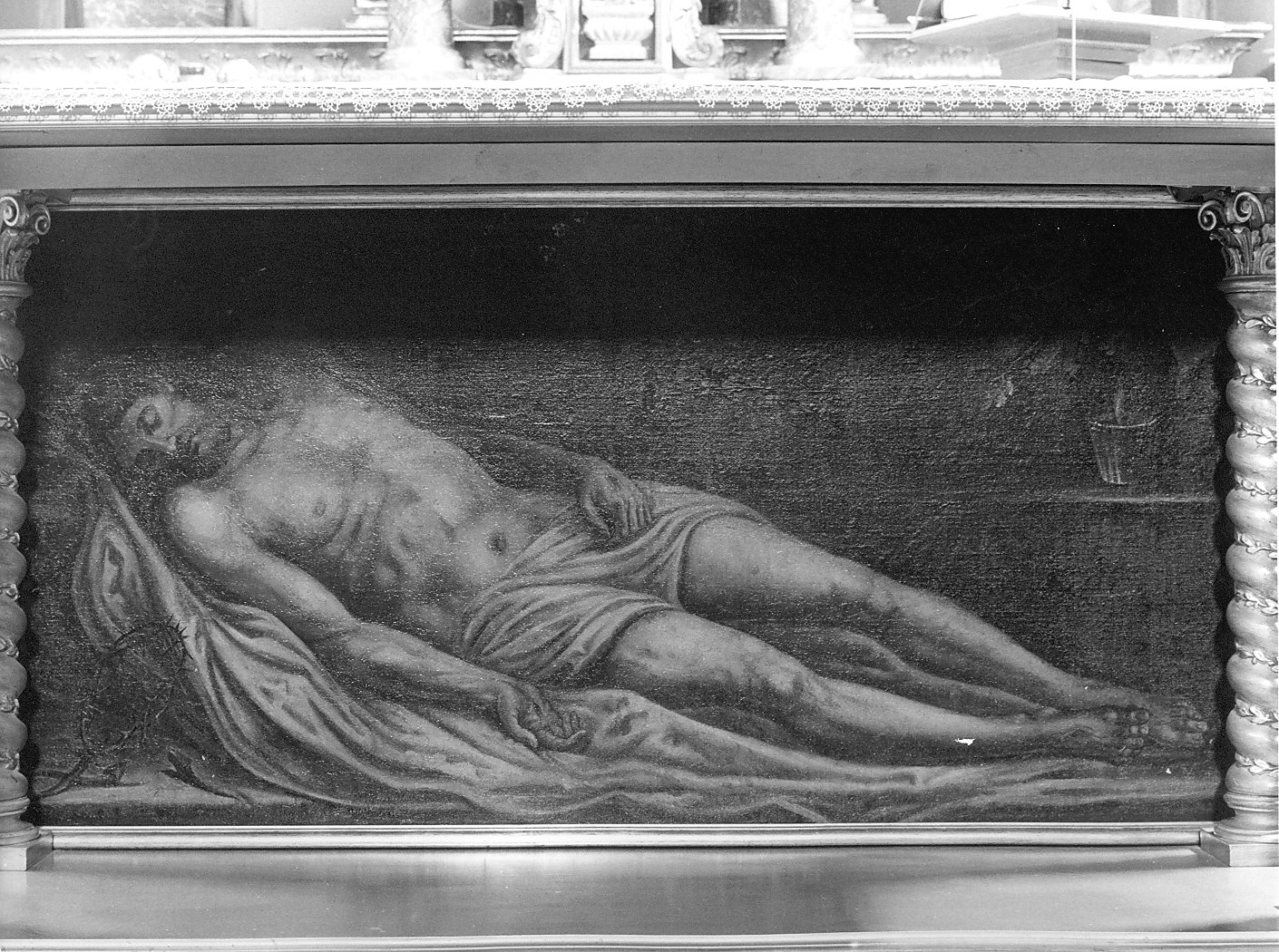 Cristo deposto dalla croce (dipinto, opera isolata) - ambito lombardo (fine/inizio secc. XVII/ XVIII)