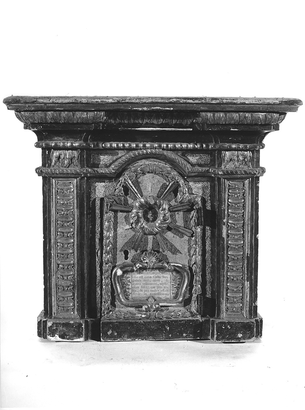 tabernacolo-reliquiario, opera isolata - bottega italiana (fine sec. XVII)