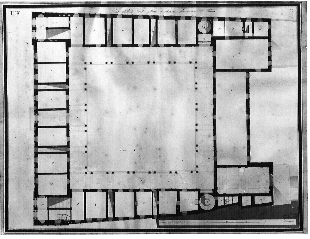 disegno architettonico, opera isolata di Pollak Giuseppe (sec. XIX)