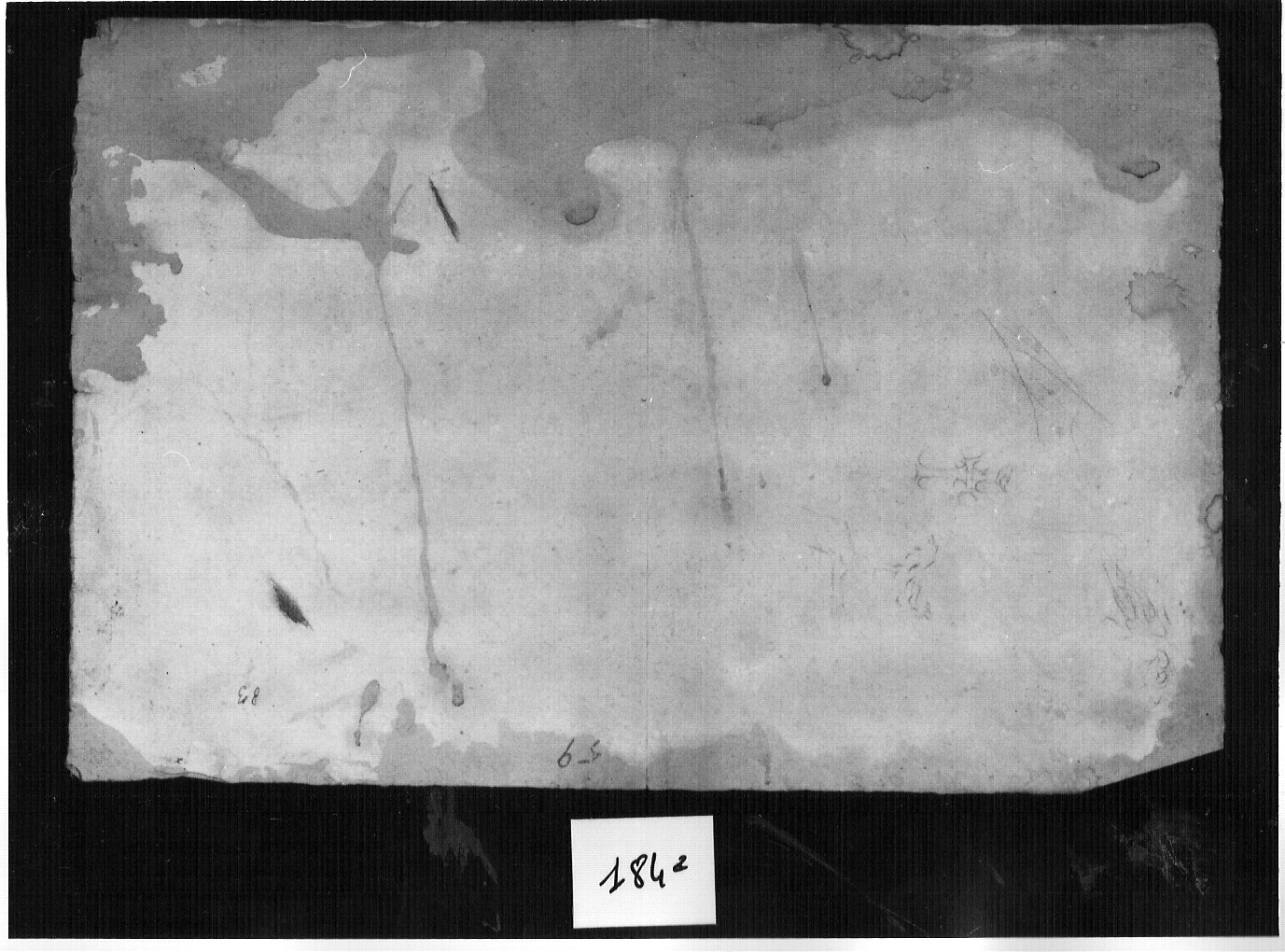 piccoli schizzi (disegno, opera isolata) di Ligari Cesare (attribuito) (sec. XVIII)