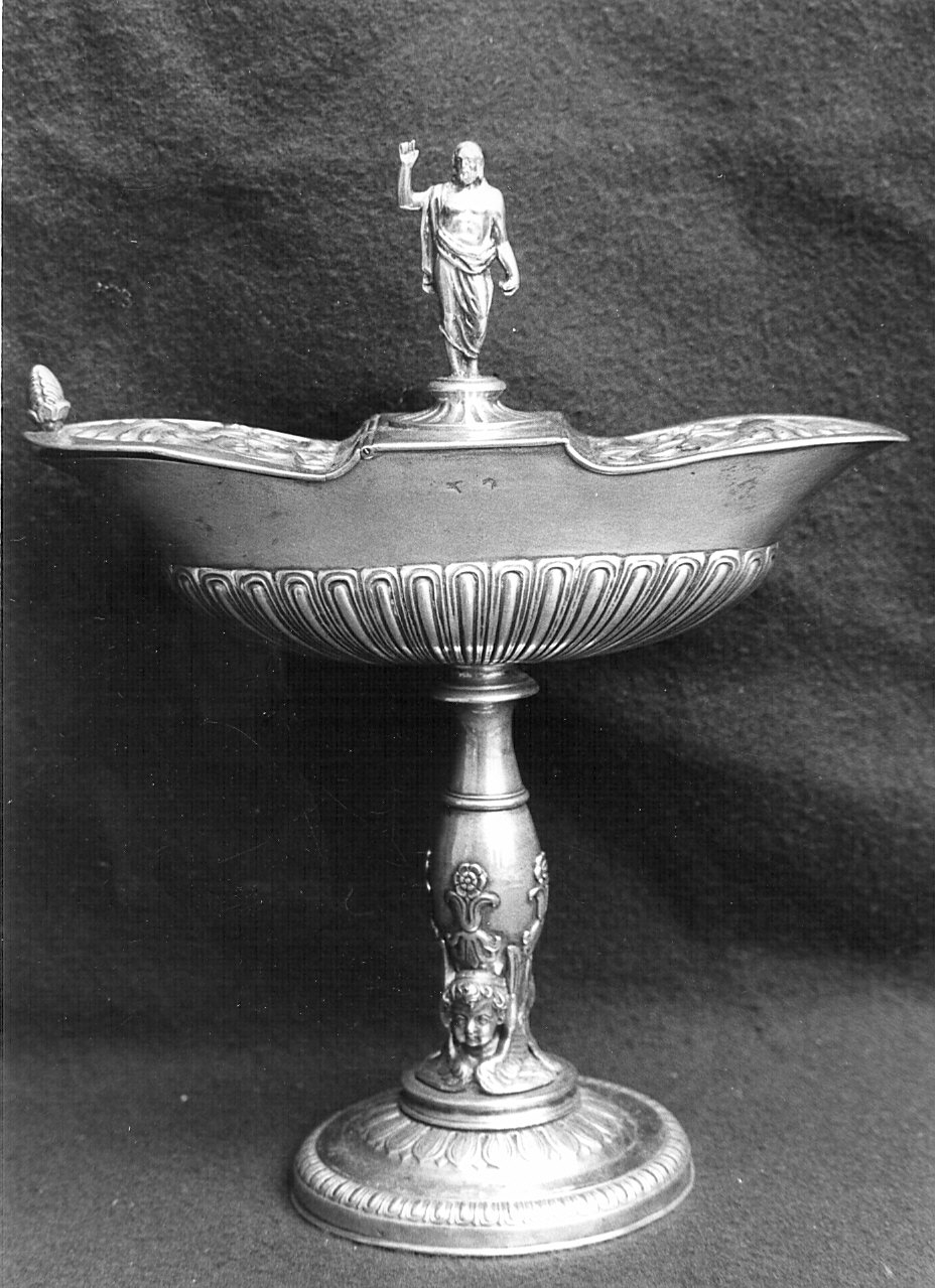 navicella portaincenso - a doppia valva - bottega lombarda (secc. XVIII/ XIX)