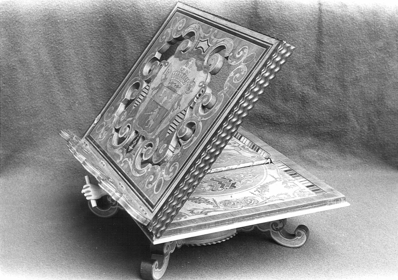 leggio da tavolo - bottega pavese (sec. XIX)