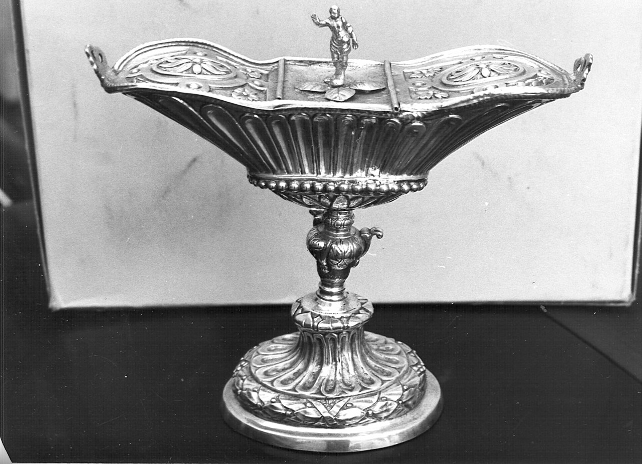 navicella portaincenso - a doppia valva - bottega lombarda (fine sec. XVIII)