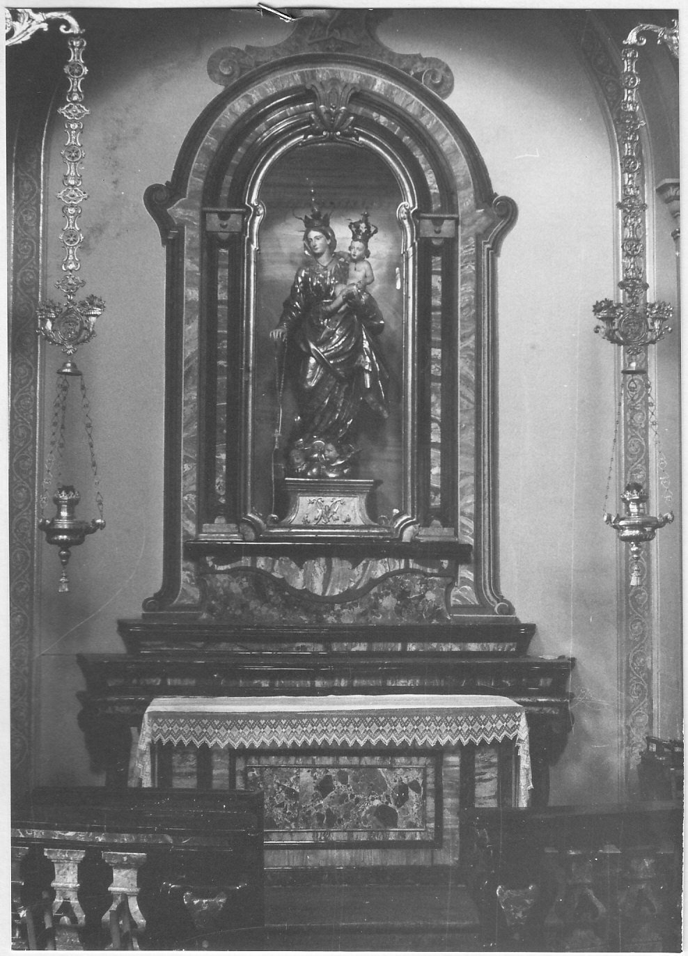 altare, opera isolata - bottega lombarda (sec. XVIII)