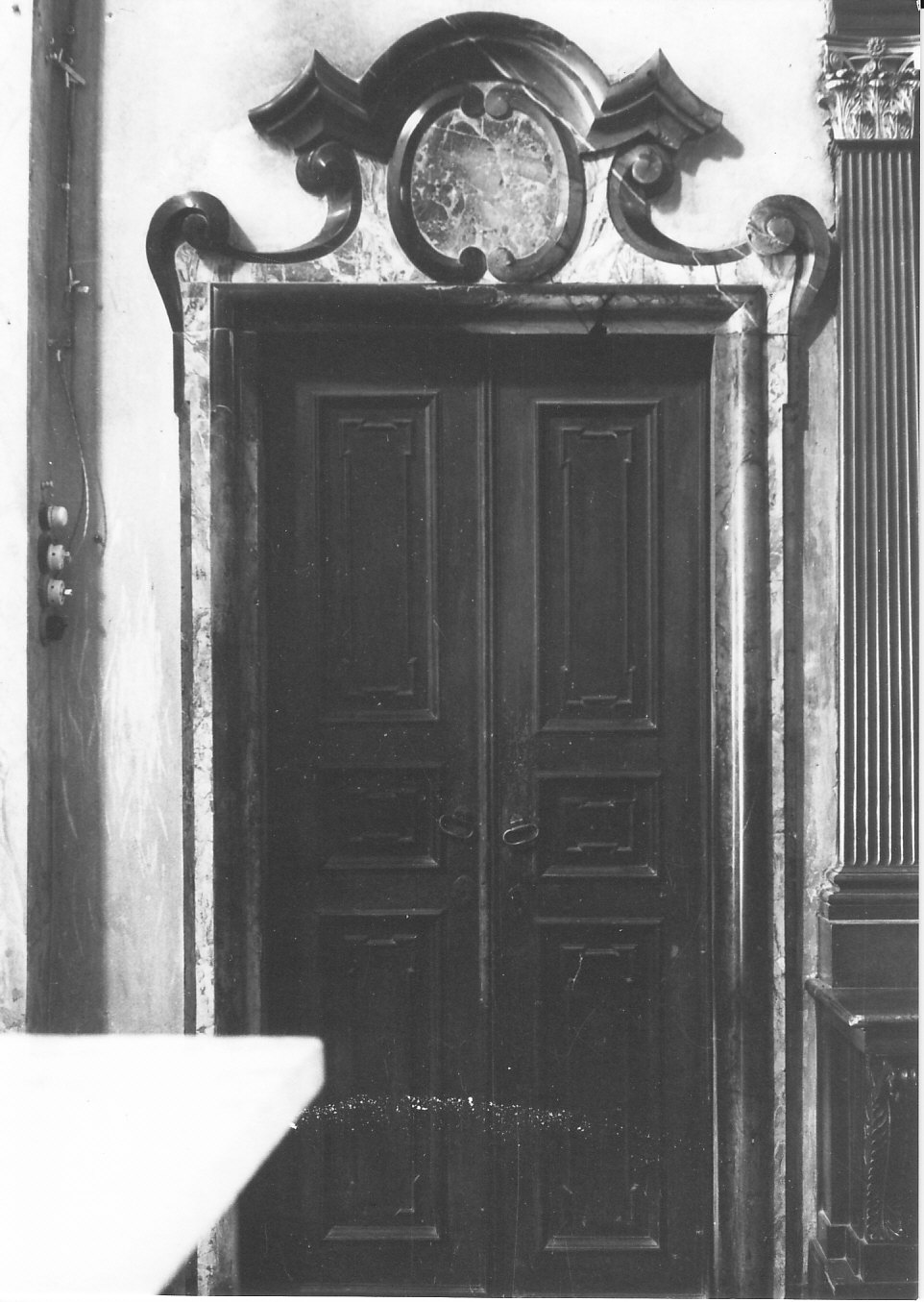 porta - a due battenti, coppia - bottega lombarda (fine sec. XVIII)