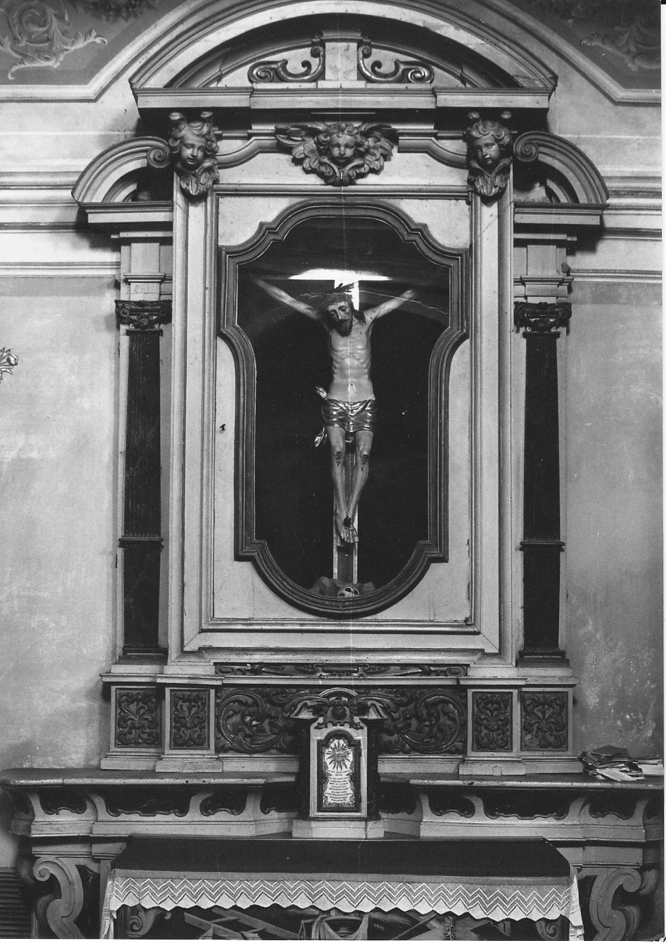 altare, complesso decorativo - bottega lombarda (sec. XVII, sec. XIX)