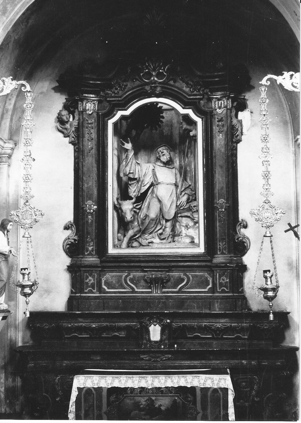 altare, complesso decorativo - bottega lombarda (secc. XVII/ XVIII)